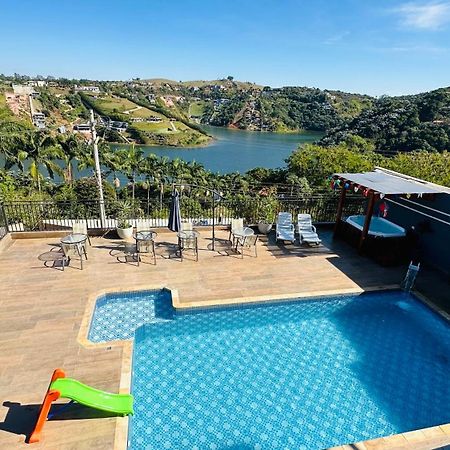 Chacara Gama Em Condominio Igarata-Sp - Jacuzzi Com Hidromassagem, Piscina E Sauna Экстерьер фото
