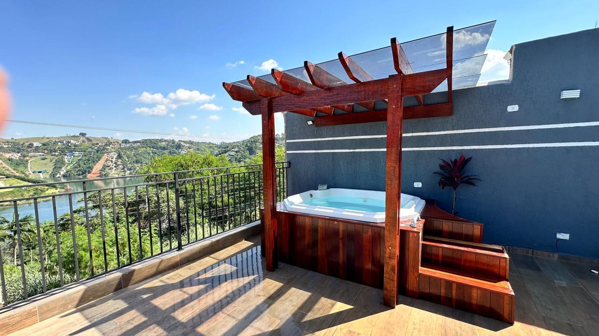 Chacara Gama Em Condominio Igarata-Sp - Jacuzzi Com Hidromassagem, Piscina E Sauna Экстерьер фото